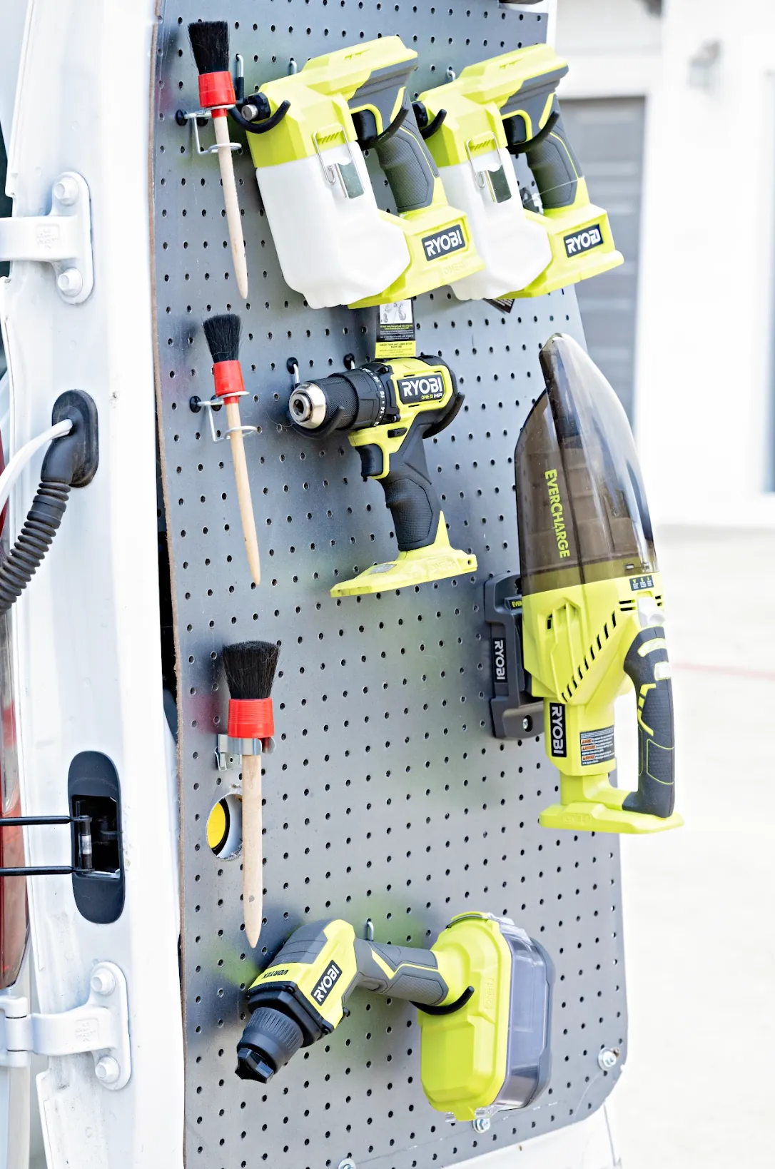 Professional detailing tools and equipment