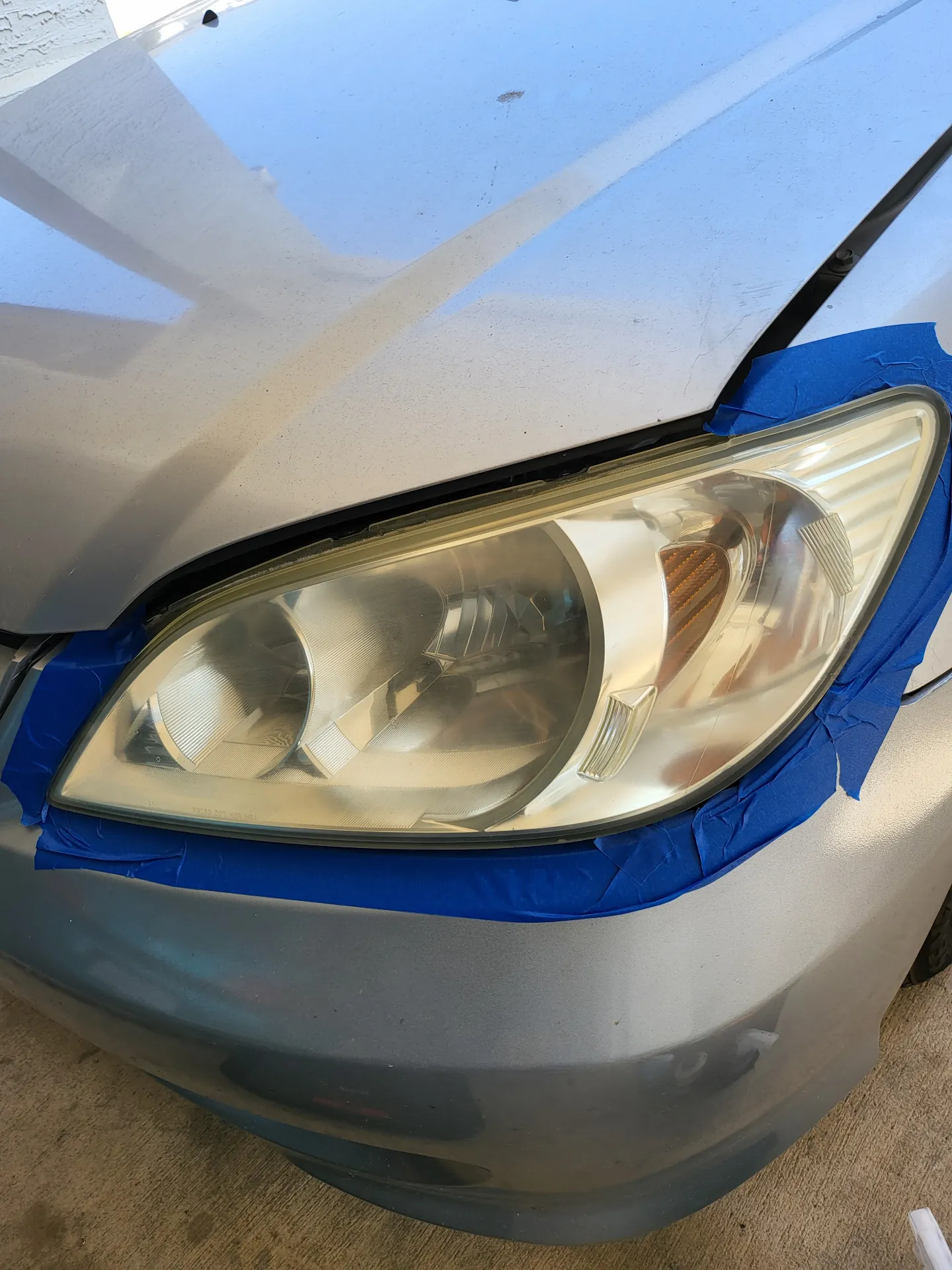 Headlight Restoration - Before